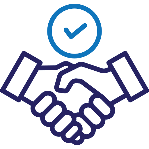 Trusted and verified services companies icon